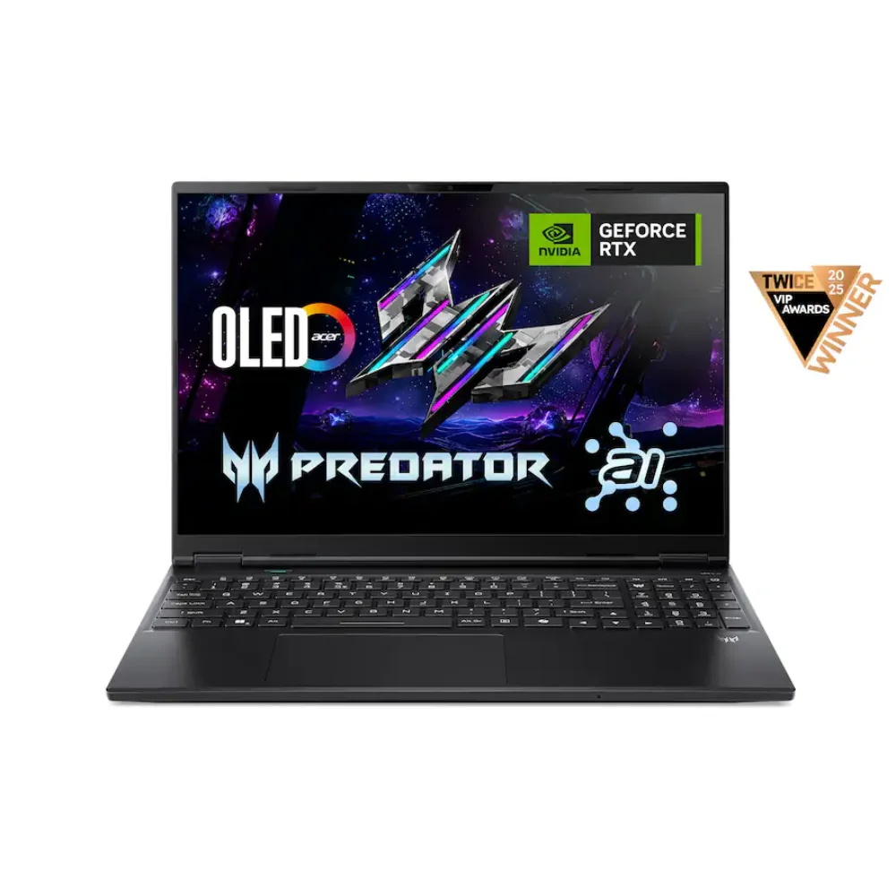 Acer Predator Helios Neo 16s AI Gaming Laptop – Core Ultra 9, RTX 5060 8 GB DDR7 Graphics, 16GB RAM, 1TB SSD, 16" WQXGA 240Hz Display