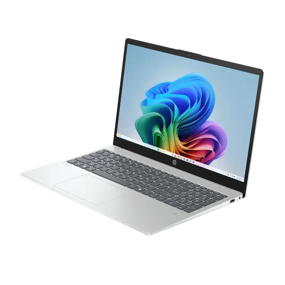 HP omnibook 3 ryzen 5 15.6″ Touchscreen Laptop – Ryzen AI 5 330, 16GB RAM, 512GB SSD – Glacier Silver (15-fn0105dx)