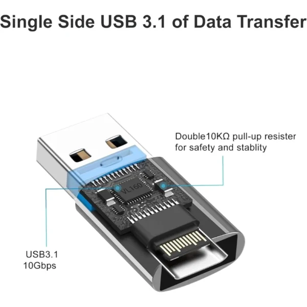 Mowsil USB 3.0 to USB-C Adapter