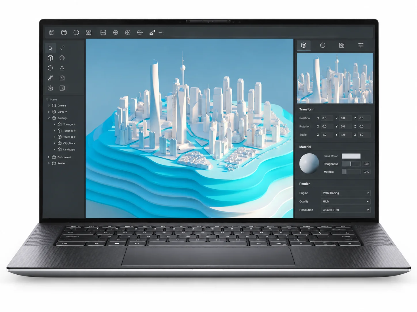 5560 (1) Dell Precision 5560 Renewed Mobile Workstation 15.6-Inch FHD, Intel Core i7 11th Gen, 16GB DDR4, 512GB SSD - Image 1